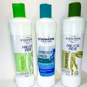 Stanhome fresca pie bundle of 3 bottles, Rosemary, Laurel, Eucalyptus 300ml.